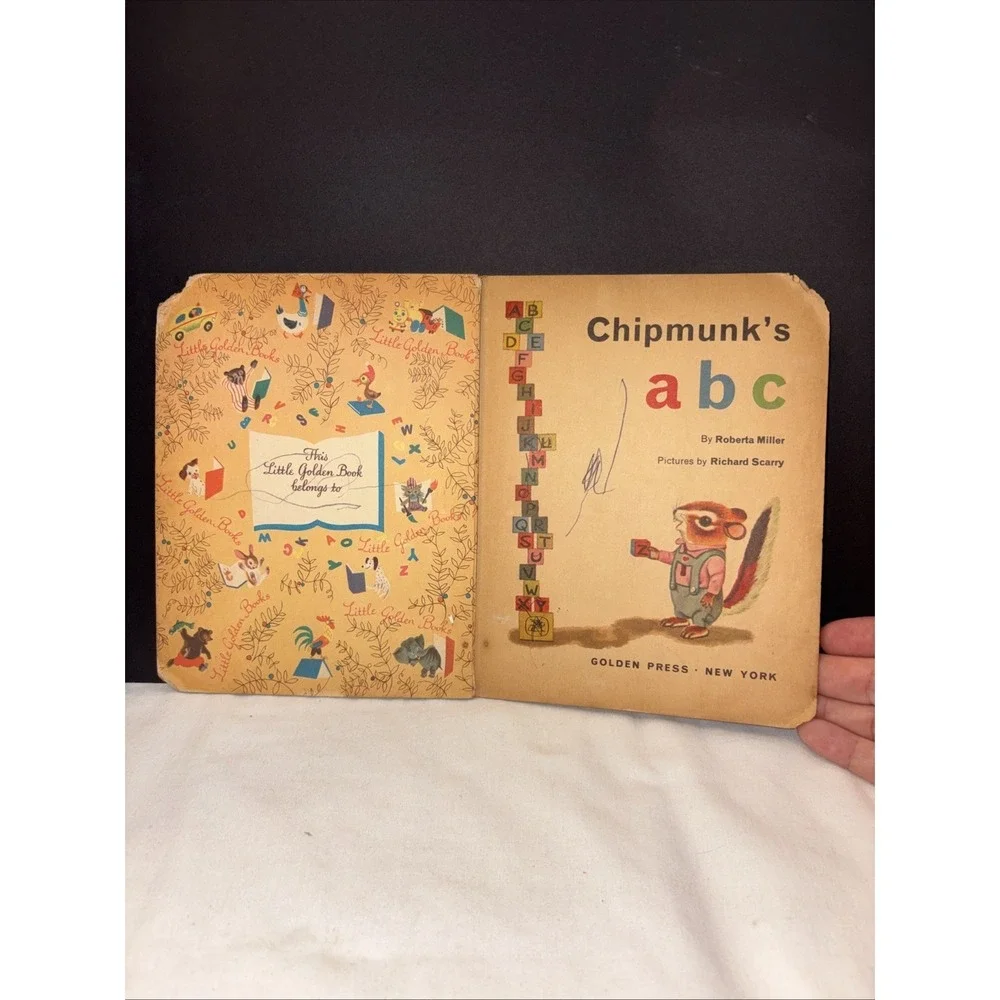 Vintage Little Golden Book Titled 